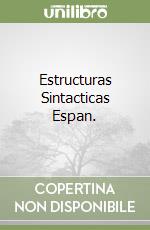 Estructuras Sintacticas Espan. libro