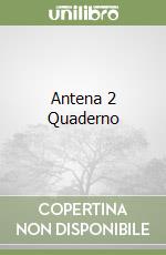 Antena 2 Quaderno libro