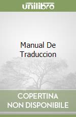 Manual De Traduccion libro