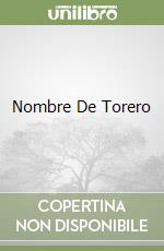 Nombre De Torero libro