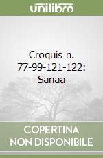 Croquis n. 77-99-121-122: Sanaa libro