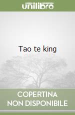 Tao te king libro