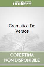 Gramatica De Versos libro