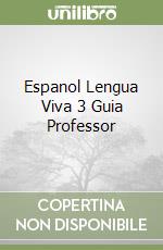 Espanol Lengua Viva 3 Guia Professor libro