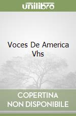 Voces De America Vhs libro