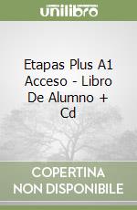 Etapas Plus A1 Acceso - Libro De Alumno + Cd libro