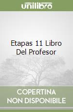 Etapas 11 Libro Del Profesor libro