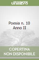 Poesia n. 10 Anno II libro