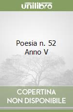 Poesia n. 52 Anno V libro