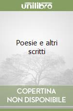 Poesie e altri scritti libro