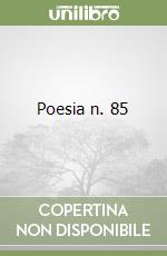 Poesia n. 85 libro