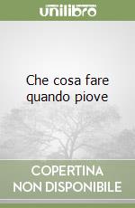 Che cosa fare quando piove libro