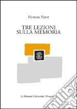 Tre lezioni sulla memoria libro