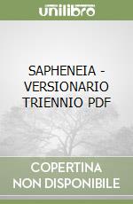 SAPHENEIA - VERSIONARIO TRIENNIO  PDF