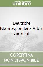 Deutsche Handelskorrespondenz-Arbeitsbuch zur deut libro