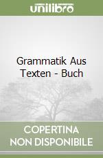 Grammatik Aus Texten - Buch