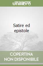 Satire ed epistole libro