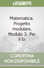 Matematica. Progetto modulare. Modulo 3. Per il bi libro