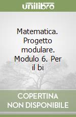 Matematica. Progetto modulare. Modulo 6. Per il bi libro