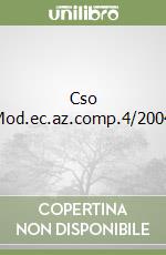 Cso Mod.ec.az.comp.4/2004 libro