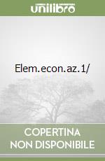 Elem.econ.az.1/ libro