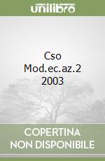 Cso Mod.ec.az.2 2003 libro