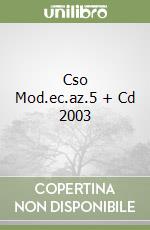 Cso Mod.ec.az.5 + Cd 2003 libro