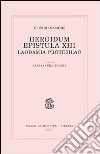 Heroidum epistula XIII. Laodamia Protesilao libro