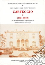 Carteggio (1821-1833) libro