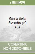 Storia della filosofia (6) (6) libro