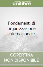 Fondamenti di organizzazione internazionale libro