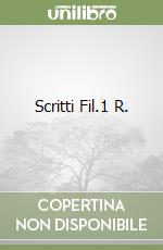 Scritti Fil.1 R. libro
