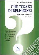 Che cosa so di religione? Strumenti valutativi per l'insegnamento della religione cattolica. Prove di conoscenza sulla religione. Per le Scuole libro