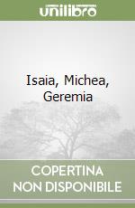 Isaia, Michea, Geremia libro