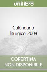 Calendario liturgico 2004