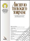 Archivio teologico torinese (2009) (1) libro