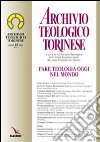 Archivio Teologico Torinese (2012) (2) libro