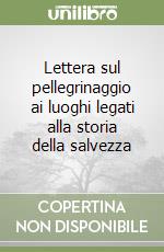 Lettera sul pellegrinaggio ai luoghi legati alla storia della salvezza libro