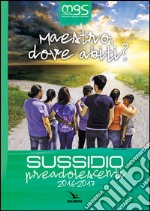 Maestro, dove abiti? Sussidio preadolescenti 2016-2017