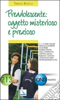 Preadolescente: oggetto misterioso e prezioso libro