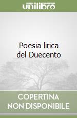 Poesia lirica del Duecento libro