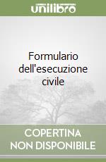 Formulario dell'esecuzione civile