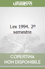 Lex 1994. 2º semestre