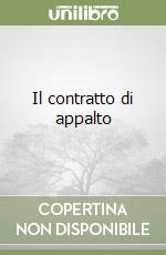 Il contratto di appalto libro