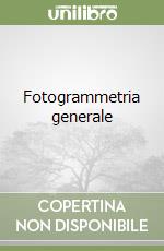 Fotogrammetria generale libro