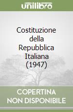 Costituzione della Repubblica Italiana (1947) libro