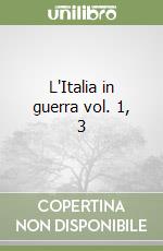 L'Italia in guerra vol. 1, 3 libro