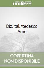 Diz.ital./tedesco Ame libro