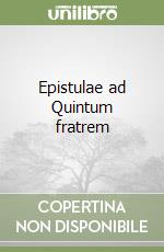 Epistulae ad Quintum fratrem libro