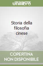 Storia della filosofia cinese libro